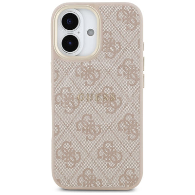 Guess 4G PU Classic Logo MagSafe Case for iPhone 17 - Pink