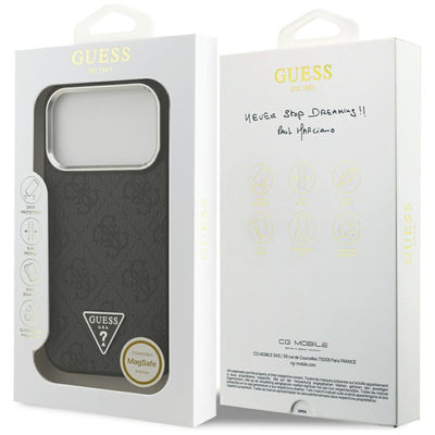 Guess 4G Triangle Logo MagSafe case for iPhone 17 Pro - black