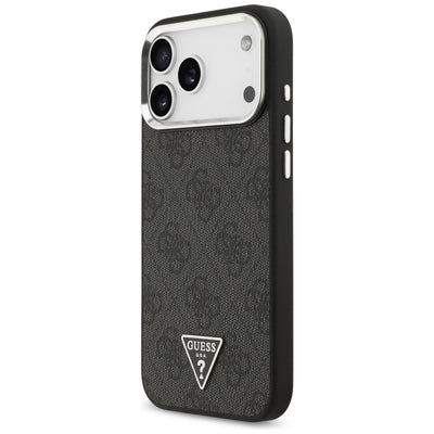 Guess 4G Triangle Logo MagSafe case for iPhone 17 Pro Max - black