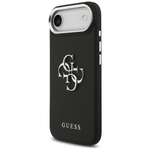 Guess Grained Big 4G Classic Logo case for iPhone 17 Air - black