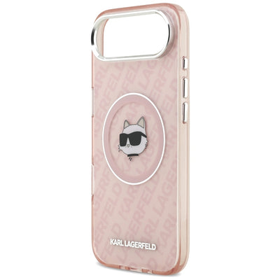 Karl Lagerfeld IML Choupette Head Logo MagSafe Case for iPhone 17 Air - Pink