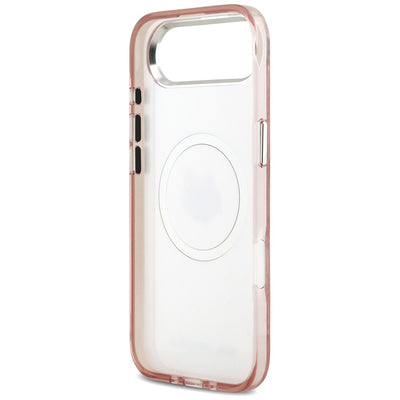 Karl Lagerfeld IML Choupette Head Logo MagSafe Case for iPhone 17 Air - Pink