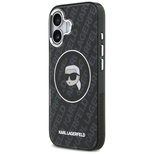 Karl Lagerfeld IML Karl Head Logo MagSafe Case for iPhone 17 - Black