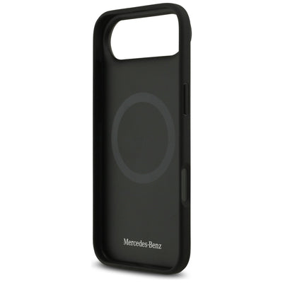 Mercedes Leather The Move MagSafe case for iPhone 17 Air - black