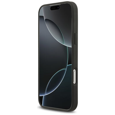 Mercedes Leather Vintage Logo MagSafe Case for iPhone 17 Pro Max - Beige