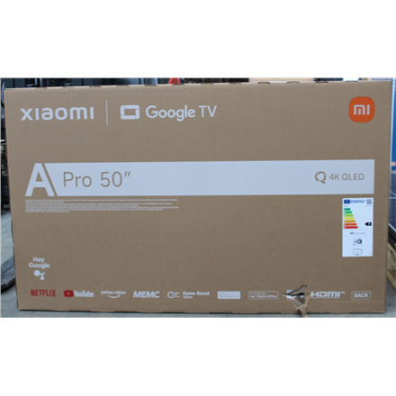 SALE OUT. Xiaomi QLED TV A Pro 2026 50" | SALE OUT. | Xiaomi QLED TV A Pro 2026 | 50 | Smart TV | Google TV | 4K UHD | D