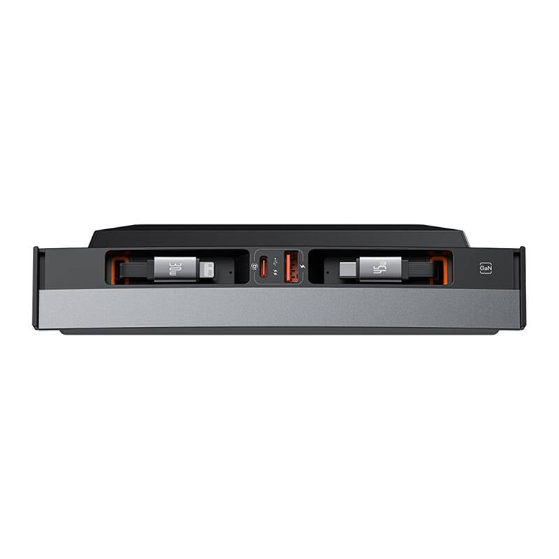 Hub Baseus T-Space with USB-C to lightning cables for Tesla Cars (black) - Image 1