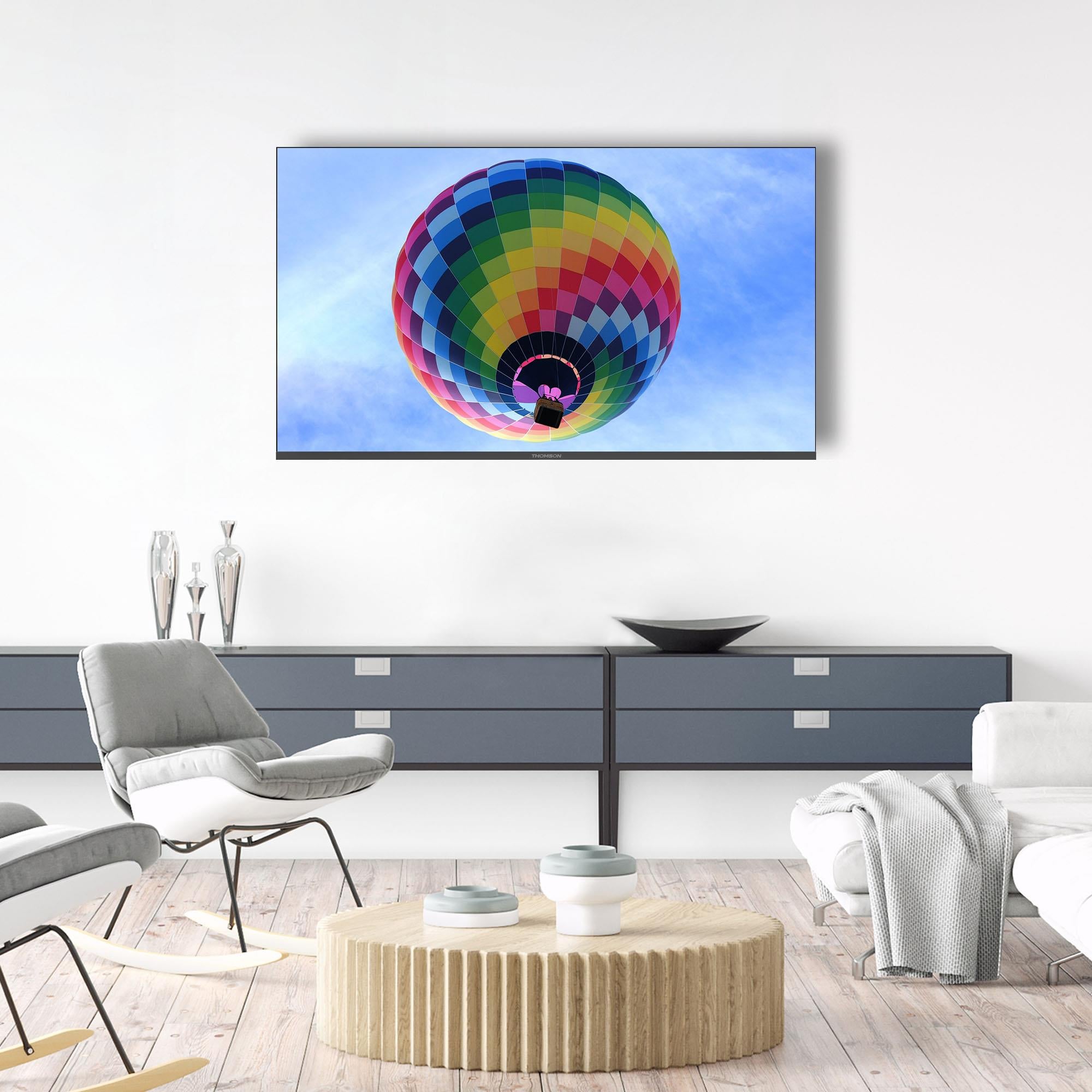 TV Set THOMSON 43" 4K/Smart QLED 3840x2160 Wireless LAN Bluetooth Google TV Black 43QG4S14