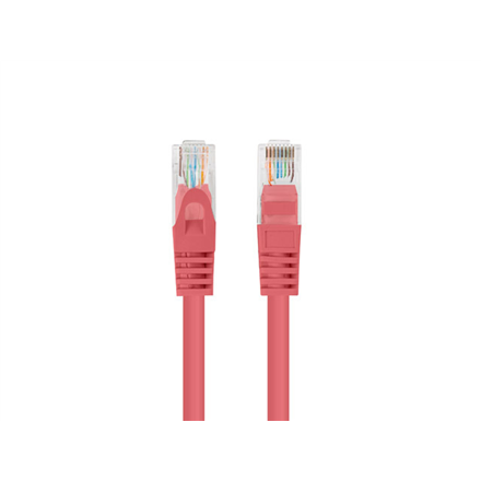 Lanberg Patchcord CAT.5E UTP 1M fluke passed 10-pack, Red | PCU5-20CC-0100-R