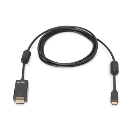 Digitus USB Type-C adapter cable, Type-C to HDMI A M/M, 2.0m, 4K/60Hz, 18GB, bl, gold | Digitus | USB Type-C adapter cab