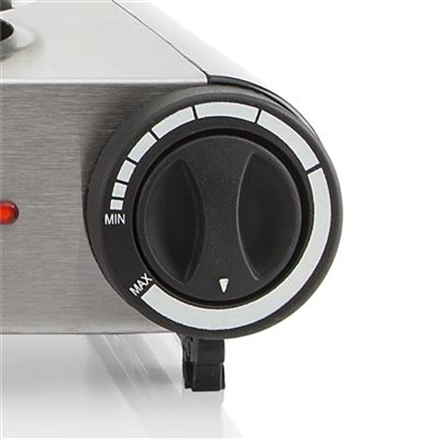 Tristar | Free standing table hob | KP-6248 | Number of burners/cooking zones 2 | Electric | Stainless Steel/Black