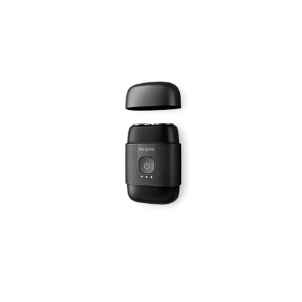 Philips Compact Shaver | S591/05 500 Series | Operating time (max) 40 min | Wet & Dry | Lithium Ion | Metallic Black