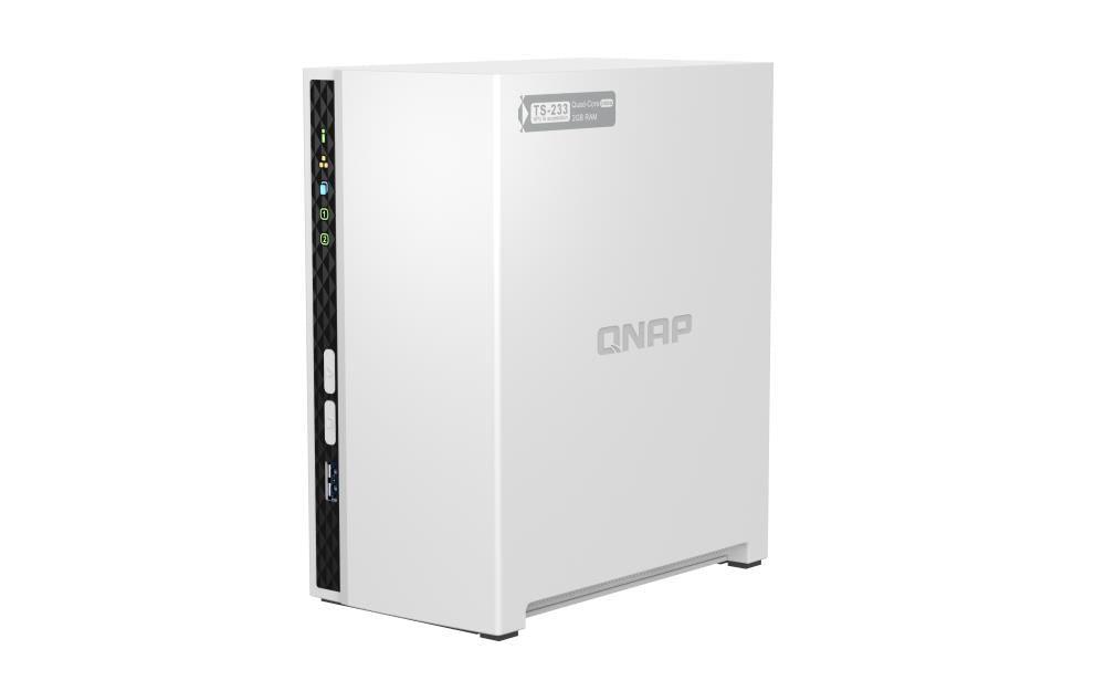 NAS STORAGE TOWER 2BAY/NO HDD TS-233 QNAP