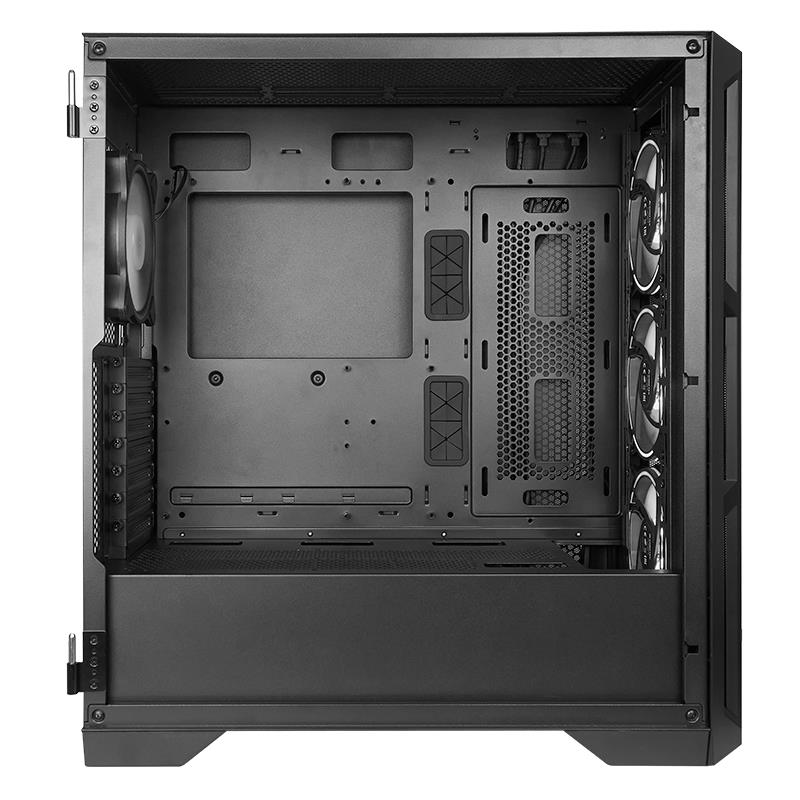 Case CHIEFTEC APEX ARGB MidiTower Not included ATX MicroATX MiniITX Colour Black GA-01B-TG-OP