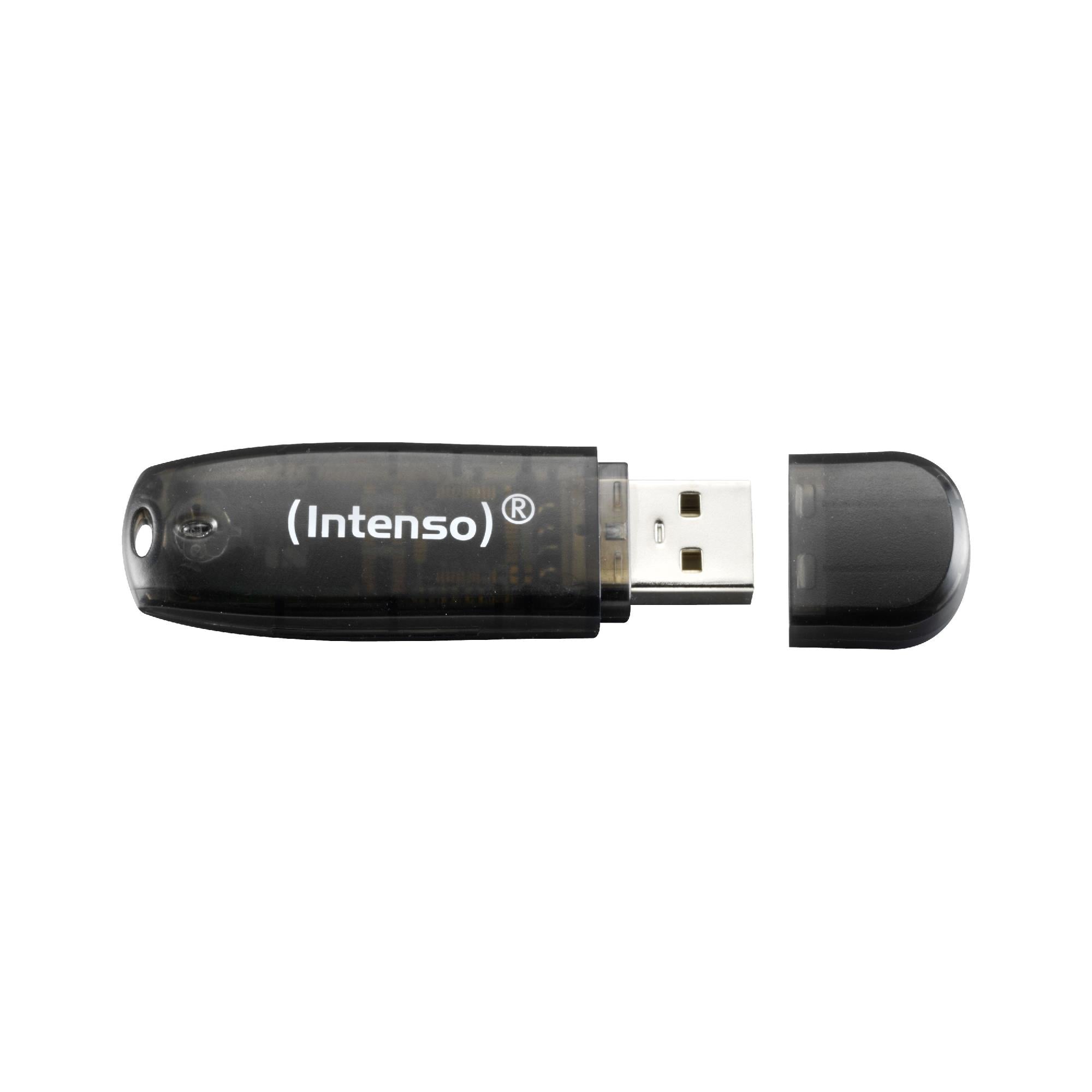 MEMORY DRIVE FLASH USB2 16GB/BLACK 3502470 INTENSO
