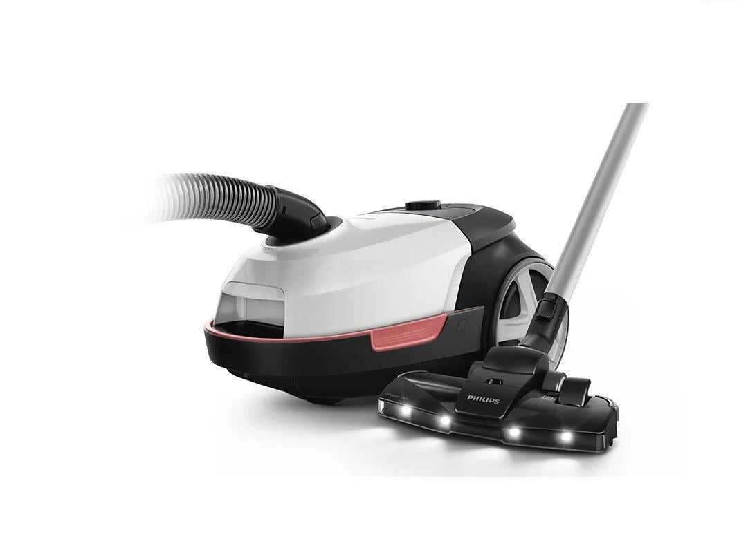 Vacuum Cleaner PHILIPS Bagged 900 Watts Capacity 4 l Noise 77 dB White Weight 4.6 kg XD6122/12