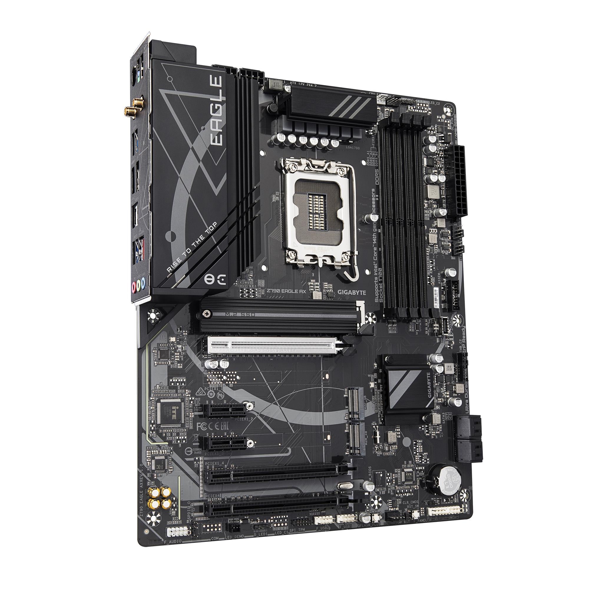 Mainboard GIGABYTE Intel Z790 LGA1700 ATX Memory DDR5 Memory slots 4 Z790EAGLEAX1.1