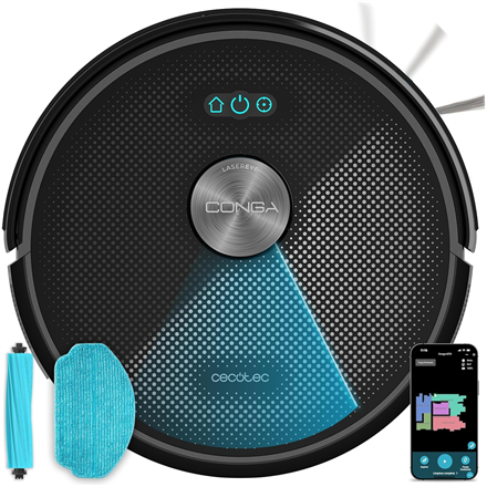 Cecotec Robot Vacuum Cleaner | Conga M70 | Wet&Dry | Operating time (max) 250 min | 4500 mAh | Dust capacity 400 L | 200