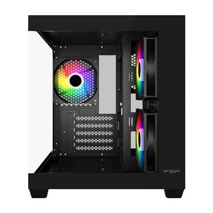 FSP Case | S140-BA | Black | Mini-ITX, uATX(M-ATX)
