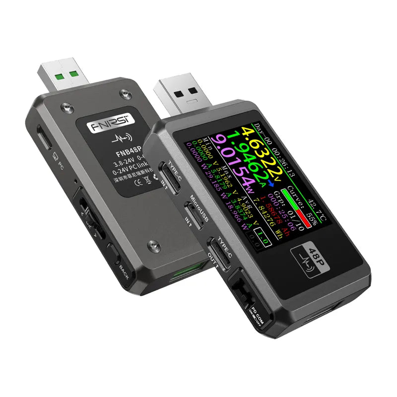 FNIRSI FNB48P USB Port Tester Black - Image 1