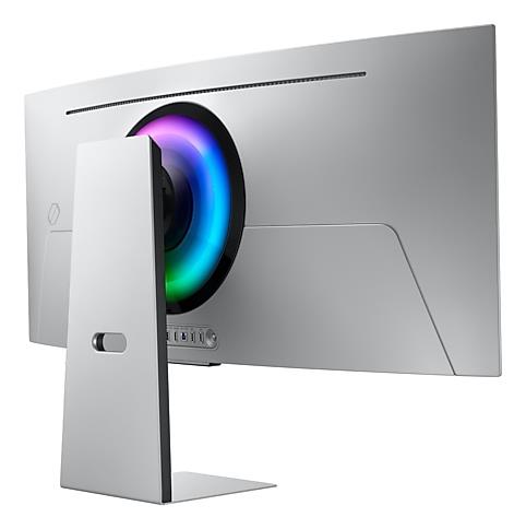 Monitor SAMSUNG 34" Gaming/Smart/Curved/21 : 9 Panel OLED 3440x1440 21:9 175Hz 0.03 ms Speakers Swivel Height adjustable Tilt LS34DG850SUXDU