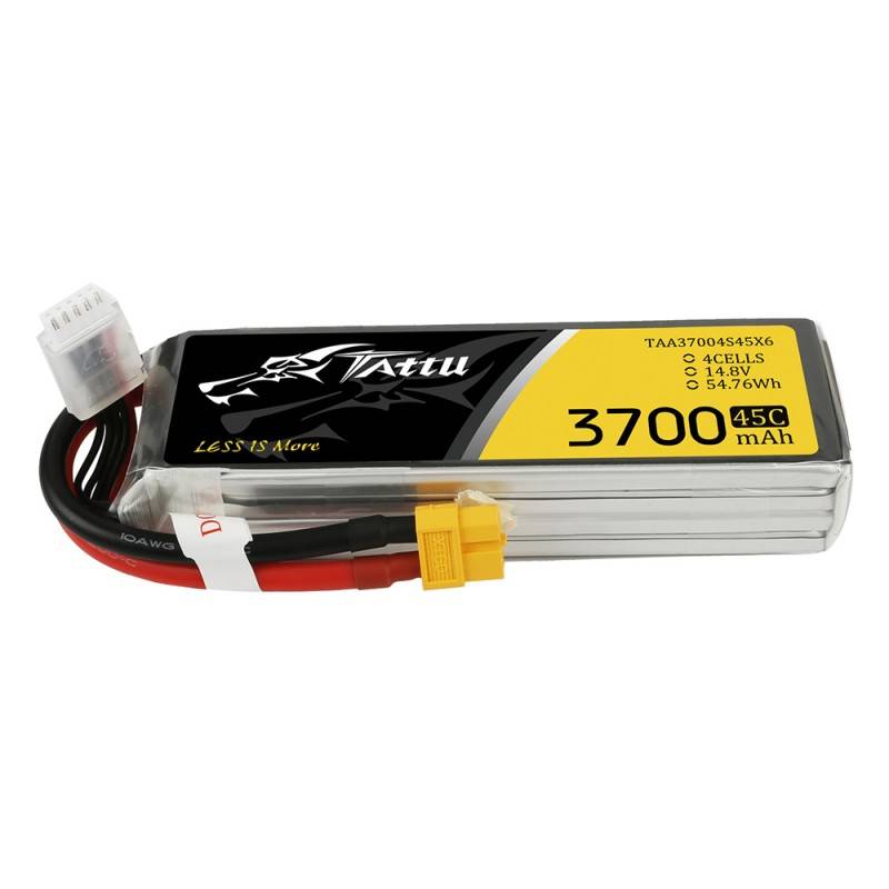 Battery Tattu 3700mAh 14,8V 45C 4S1P - Image 1