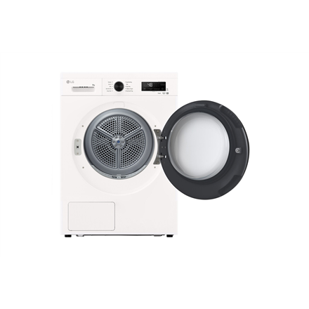 LG Dryer Machine | RHX1009NWB | Energy efficiency class C | Front loading | 9 kg | LED | Heat pump | Depth 66 cm | Wi-Fi
