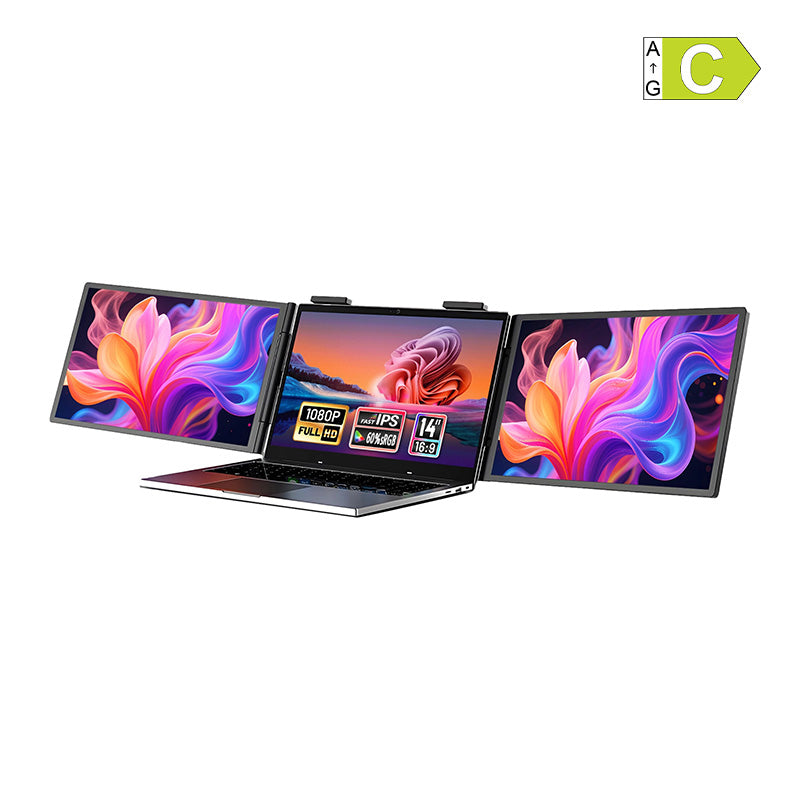 Portable monitorZEUSLAP ZB14 dual 14" portable monitor - Image 1