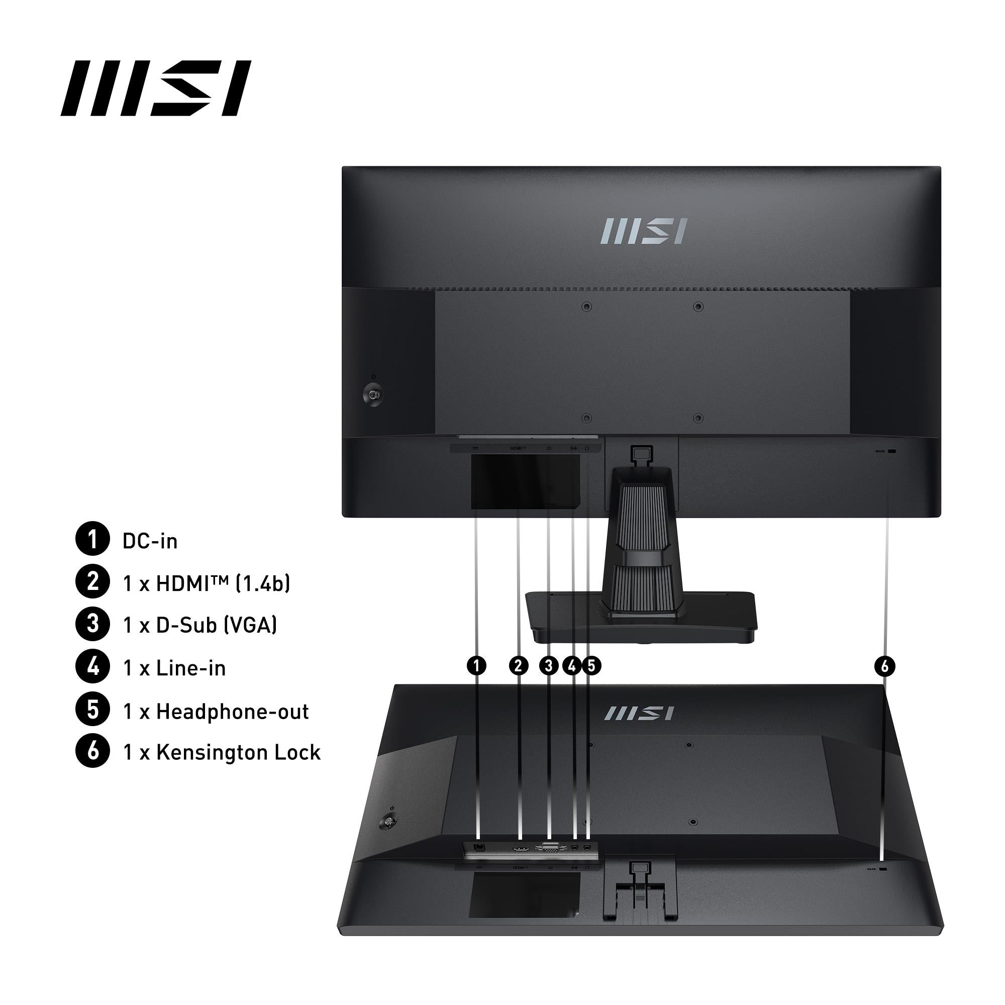 MSI PRO MP251 Monitors