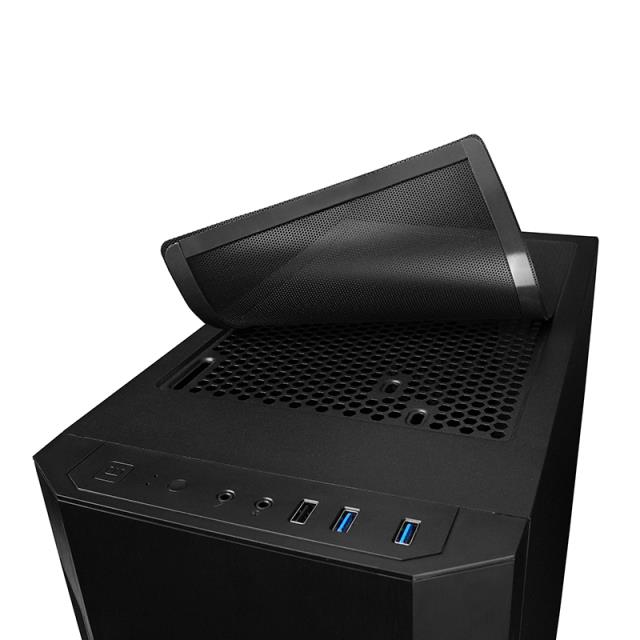 Case CHIEFTEC ELOX MidiTower Not included ATX MicroATX MiniITX Colour Black AS-01B-OP