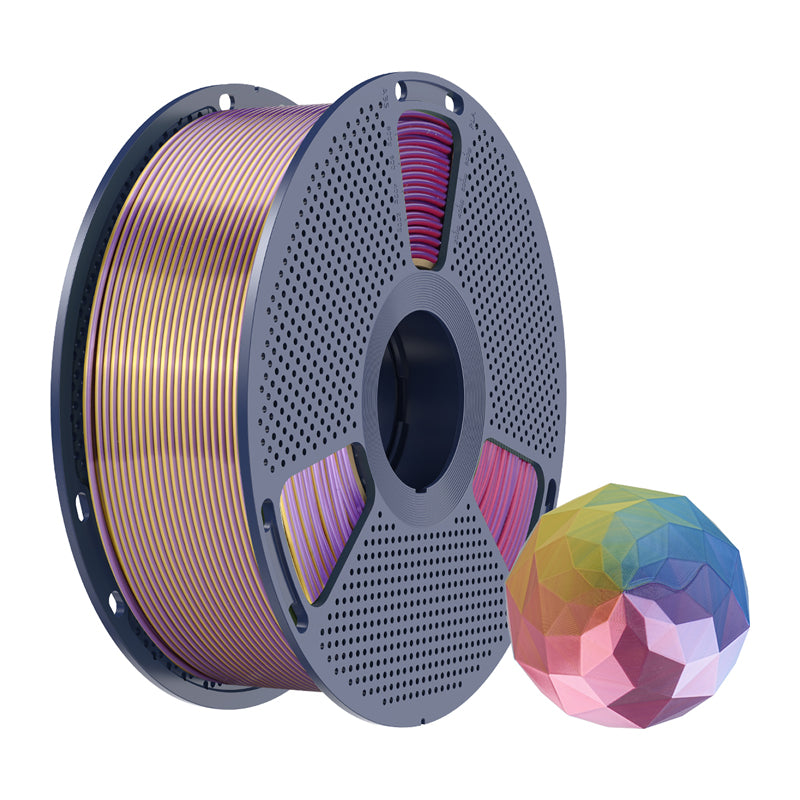 Sunlu PLA+ Silk Forth-Color Filament (blue-purple-red-gold) - Image 2