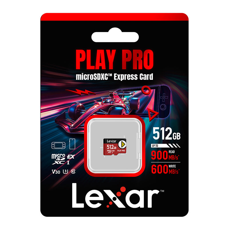 Lexar PLAY Pro microSD Express 7.1 512GB memory card - Image 5