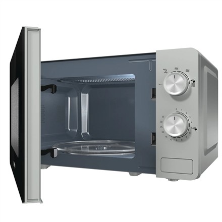 Gorenje | Microwave Oven | MO20E1S | Free standing | 800 W | 20 L | Silver
