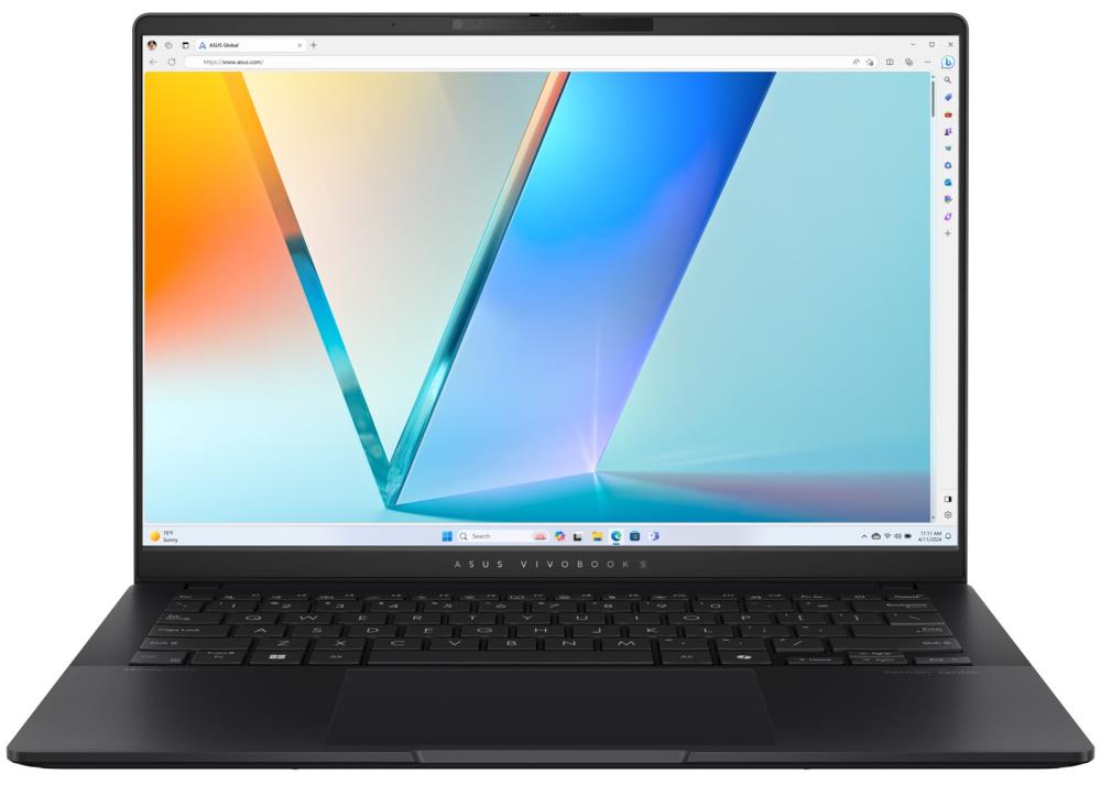 Notebook ASUS VivoBook S 14 OLED M5406WA-PP061W CPU Ryzen AI 9 365 2000 MHz 14" 2880x1800 RAM 24GB LPDDR5x SSD 1TB AMD Radeon Graphics Integrated ENG Card Reader SD Windows 11 Home Black 1.3 kg 90NB14P3-M00770