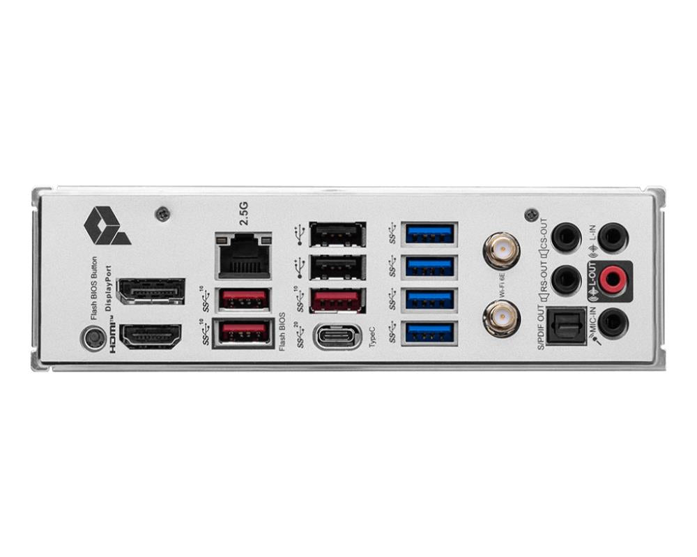 Mainboard MSI AMD B650 SAM5 ATX Memory DDR5 Memory slots 4 1xPCI-Express 3.0 1x 1xPCI-Express 4.0 2x 1xPCI-Express 4.0 16x 3xM.2 1xHDMI 1xDisplayPort 2xUSB 2.0 7xUSB 3.2 1xUSB-C 1xOptical S/PDIF 1xRJ45 3xAudio port PROB650-AWIFI