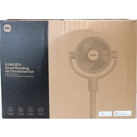 SALE OUT. Smart Standing Air Circulation Fan EU | Stand Fan | Diameter 32 cm | Number of speeds 100 | Oscillation | Whit
