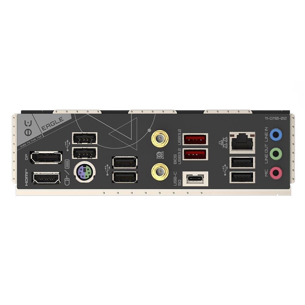 Mainboard GIGABYTE AMD B650 SAM5 ATX Memory DDR5 Memory slots 4 1xPCI-Express 16x 3xPCI-Express 3.0 16x 3xM.2 2xHDMI 1xDisplayPort 6xUSB 2.0 2xUSB 3.2 1xUSB-C 1xRJ45 3xAudio port B650EAGLEAX1.1