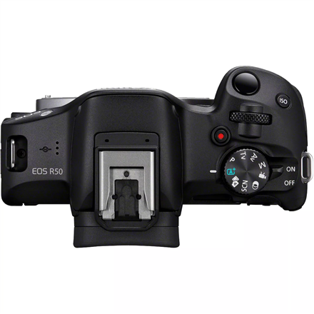 Canon | EOS R50 + RF-S 18-45mm F4.5-6.3 IS STM + RF-S 55-210mm F5-7.1 IS STM (SIP) | Megapixel 24.2 MP | Image stabilize