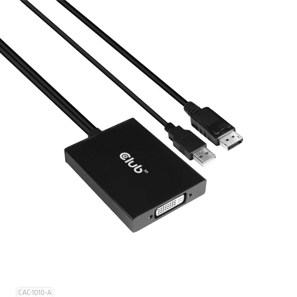 I/O ADAPTER USB TO DVI/DP/M/F CAC-1010-A CLUB3D