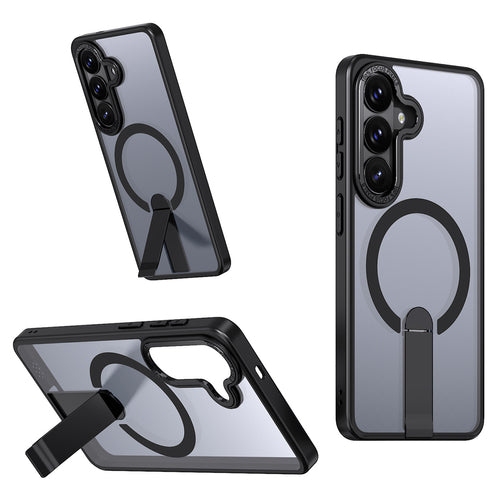 Hybrid Armor X Case for Samsung Galaxy S26 Plus with Stand, Compatible with MagSafe - Black — Hurtel
