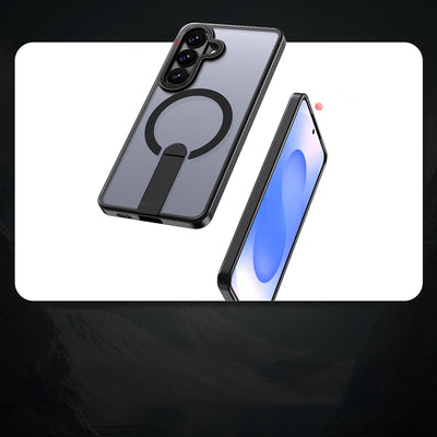 Hybrid Armor X Case for Samsung Galaxy S26 Plus with Stand, Compatible with MagSafe - Black — Hurtel