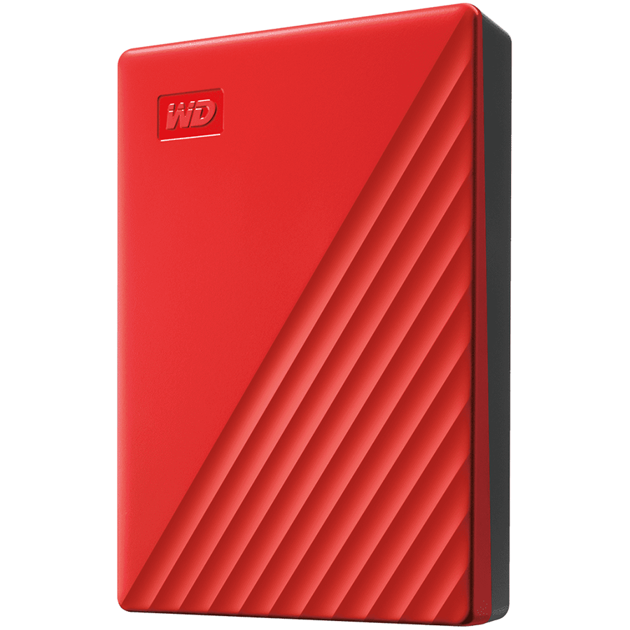 HDD External WD My Passport (4TB, USB 3.2) Red — WESTERN DIGITAL