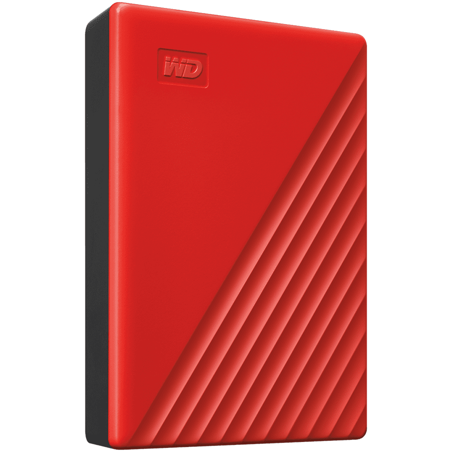 HDD External WD My Passport (4TB, USB 3.2) Red — WESTERN DIGITAL