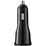 CANYON car charger C-033 2.4A/USB-A built-in Lightning Black