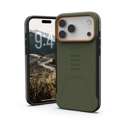 UAG Civilian MagSafe Case for iPhone 17 Pro Max - Olive Orange