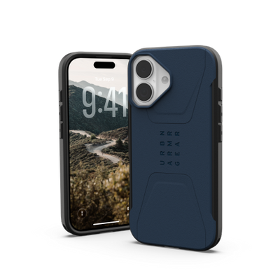 UAG Civilian MagSafe case for iPhone 17 - navy blue
