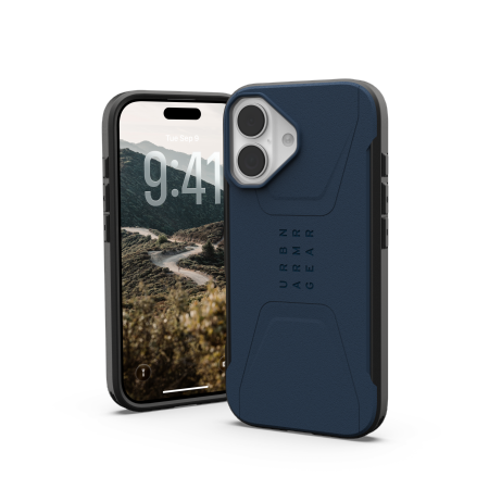 UAG Civilian MagSafe case for iPhone 17 - navy blue