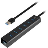 AXAGON HUE-SA7BP 7x USB3.0 ALU Charging Hub Incl