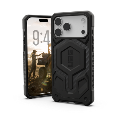 UAG Monarch Pro MagSafe Case for iPhone 17 Pro Max - Black and Gray