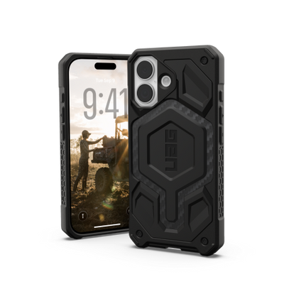 UAG Monarch Pro MagSafe Case for iPhone 17 Pro - Black and Gray